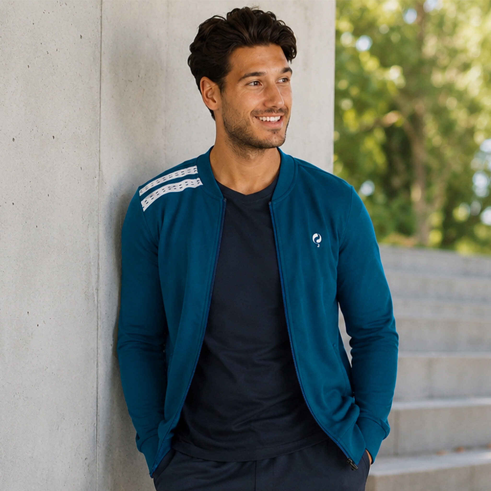 Heren Vest Tirns | Diepblauw
