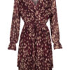 Jurk Lizzy Bordeaux Beige