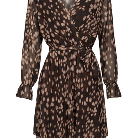 Jurk Lizzy Bruin Beige