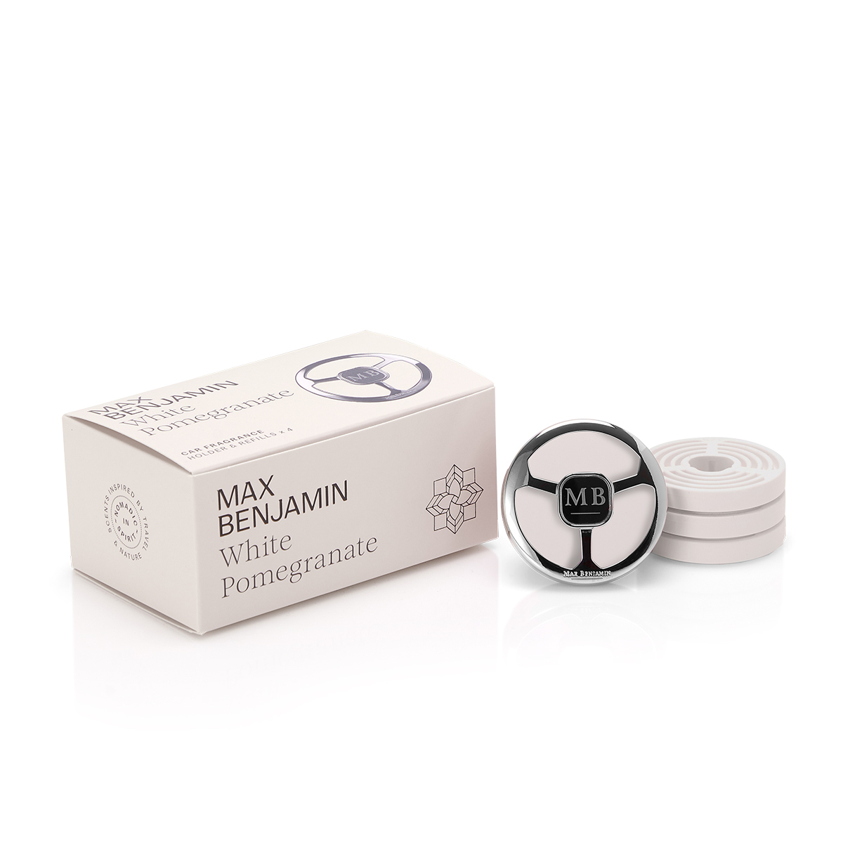 Car Fragrance Gift Set White Pomegranate