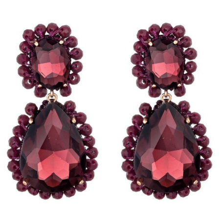 Oorbellen Amara Bordeaux