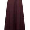Rok Gemêleerd Aubergine