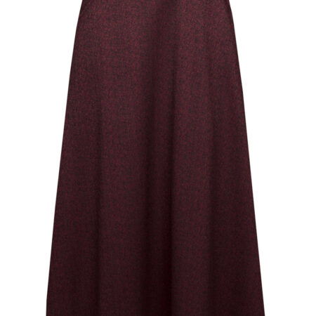 Rok Gemêleerd Aubergine