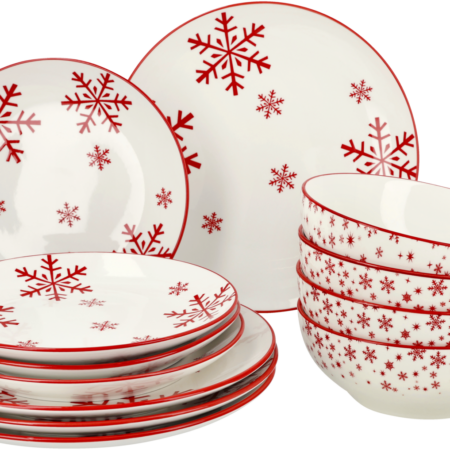 Porseleinen Kerst serviesset