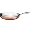RVS koekenpan met koperlaag