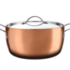 RVS kookpan met koperlaag
