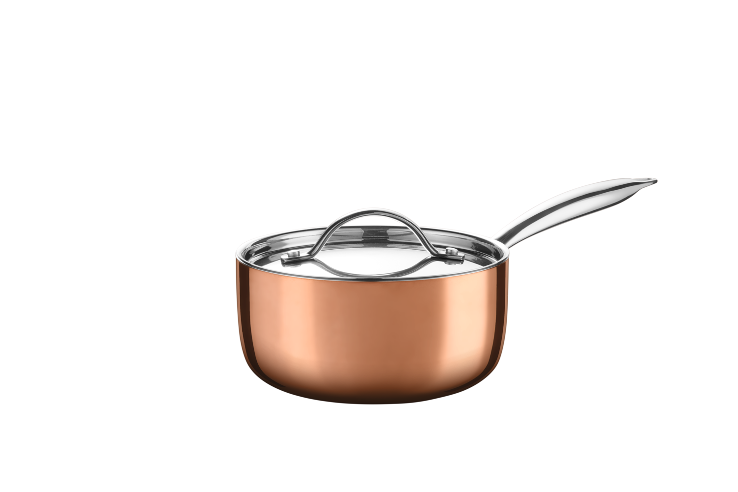 RVS steelpan met koperlaag