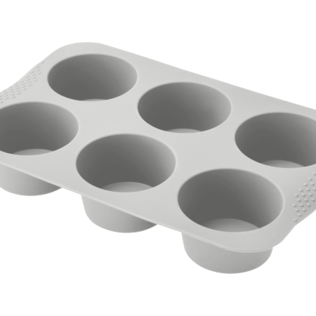 Siliconen bakvormen (Muffinvorm antraciet)
