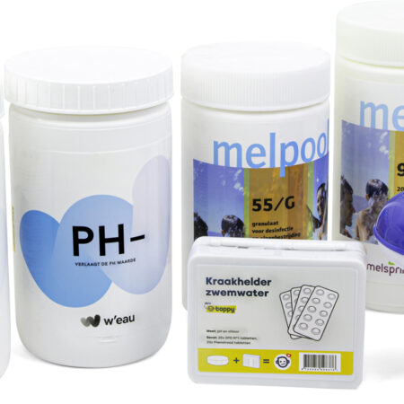 Toppy startset met kleine chloortabletten voor spa's | Toppy