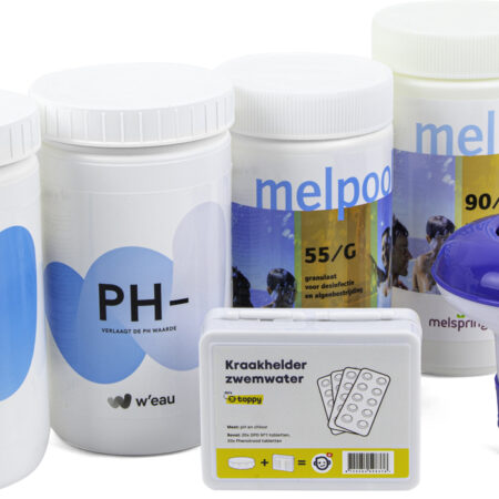 Toppy startset met kleine chloortabletten voor zwembad | Toppy