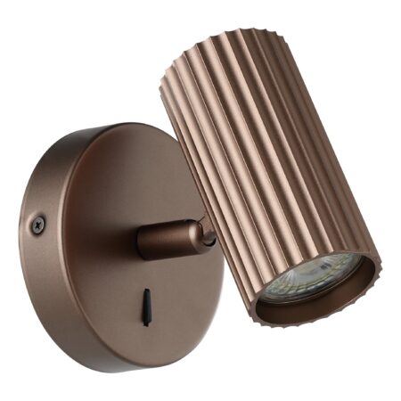 Wandlamp 1 Portillo brons