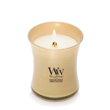 sparkling pomelo medium candle - champagne