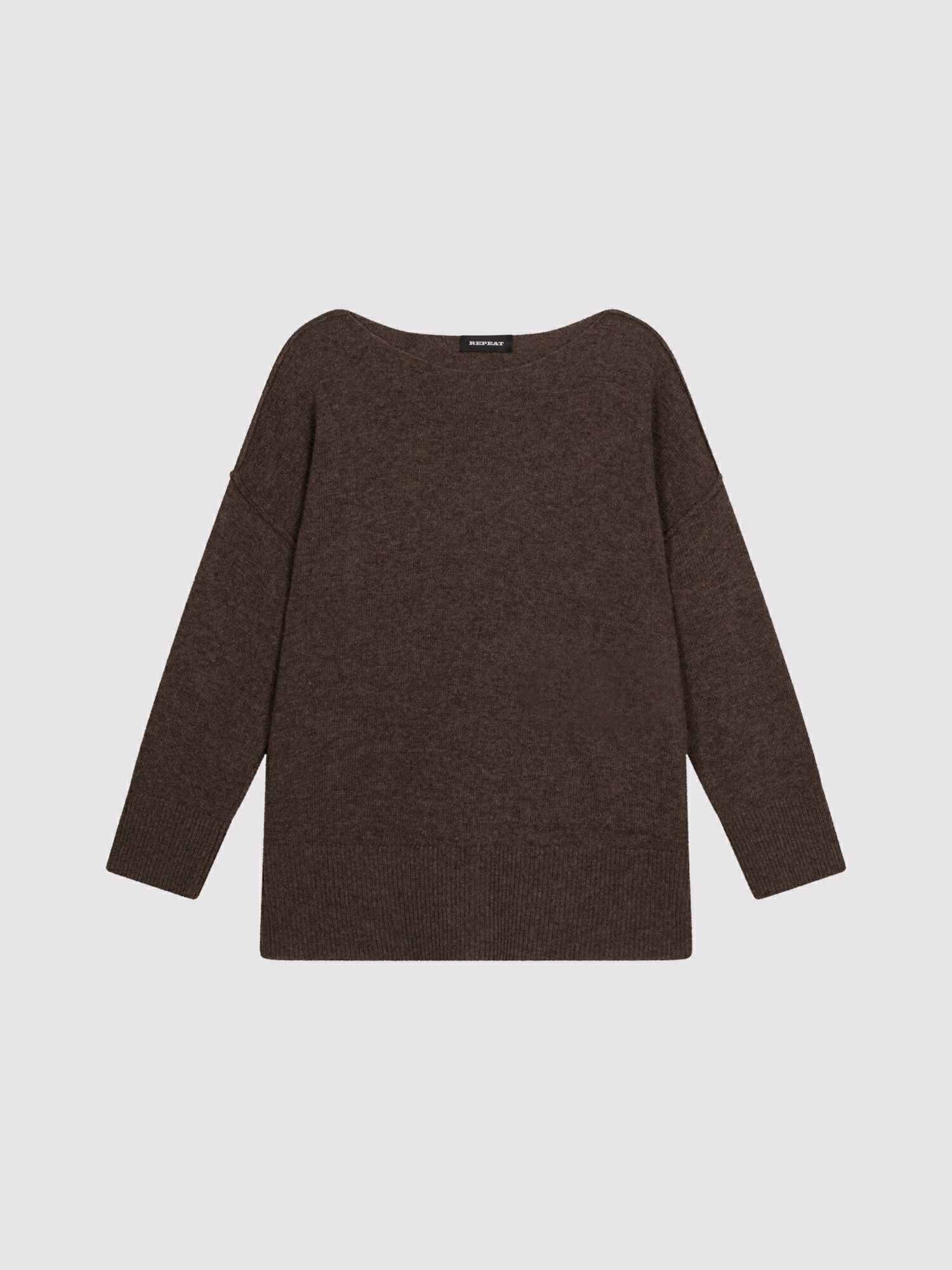 Zachte lamswollen sweater met relaxte pasvorm